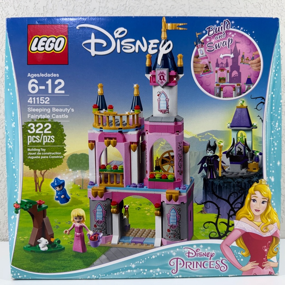 [NEW] LEGO Disney Princess Castle Set - Pink/Purple - Sleeping Beauty Toy Set